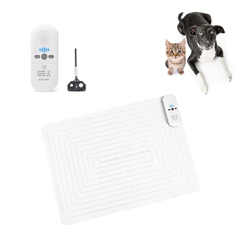 SVD.PET 2024 Verbesserte Haustier-Trainingsmatte mit Tester, 55,9 x 40,6 cm, Haustier-Stoßpolster, elektronische Abwehrmatte für den Innenbereich, 3 Trainingsmodi, 5 Stufen, Haustiersicherer Modus SVD.PET 2024 Verbesserte Haustier-Trainingsmatte mit Tester, 55,9 x 40,6 cm, Haustier-Stoßpolster, elektronische Abwehrmatte für den Innenbereich, 3 Trainingsmodi, 5 Stufen, Haustiersicherer Modus von SVD.PET