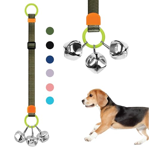 SVD.PET Hundetürklingel mit Aufhängering, Hundeglocken zum Hinausgehen für das Töpfchentraining, kann am Türknauf oder überall in der Nähe der Tür befestigt werden, höhenverstellbar, laute Jingle von SVD.PET