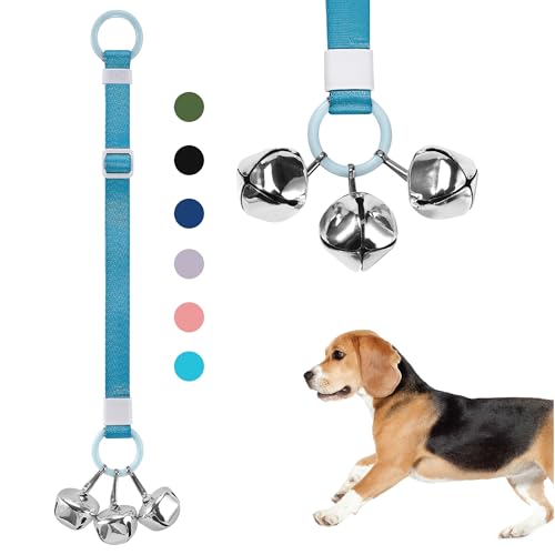 SVD.PET Hundetürklingel mit Aufhängering, Hundeglocken zum Hinausgehen für das Töpfchentraining, kann an Türknauf oder überall in der Nähe der Tür befestigt werden, höhenverstellbar, laute Jingle von SVD.PET