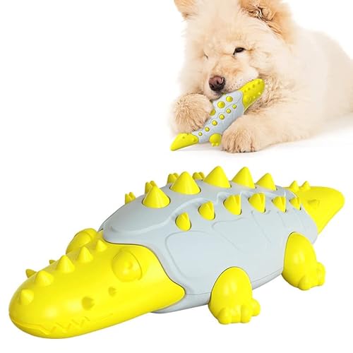 Gummi Welpen-Kauball Hundespielzeug für aggressive Kauer, fast unzerstörbares und langlebiges Haustierspielzeug für mittlere und große für das Training der Reinigung der Zähne Zeug Hundekauspielzeug von SVRCK
