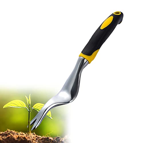 SVUPUE Edelstahl Hand Weeder, 29 cm Garten Unkrautstecher, Wurzeljäter, Edelstahl Hand Weeder, Hand Weeder Jäter, Garten Manueller Weeder, Unkraut Wurzelstecher, für Tief Verwurzeltes Unkraut von SVUPUE
