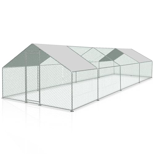 SWANEW 3x8x2m Hühnerstall Metall Freilaufgehege Freigehege, Hühnerstall Hühnerkäfig Kleintierstall Voliere mit Dachplane, Heimtiergehege für Hühner Geflügel Kleintiere SWANEW 3x8x2m Hühnerstall Metall Freilaufgehege Freigehege, Hühnerstall Hühnerkäfig Kleintierstall Voliere mit Dachplane, Heimtiergehege für Hühner Geflügel Kleintiere von SWANEW