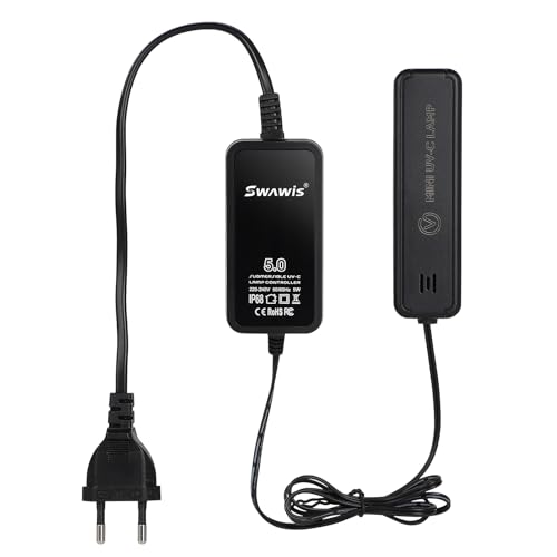 SWAWIS 5W Mini UV Klärer Aquarium, 220V UV Licht Sterilisator für Aquarium mit Schutzhülle, Zuhause UV Sterilisator Lampe für Unterwasser-Sterilisation Algenentfernung Desodorierung SWAWIS 5W Mini UV Klärer Aquarium, 220V UV Licht Sterilisator für Aquarium mit Schutzhülle, Zuhause UV Sterilisator Lampe für Unterwasser-Sterilisation Algenentfernung Desodorierung von SWAWIS