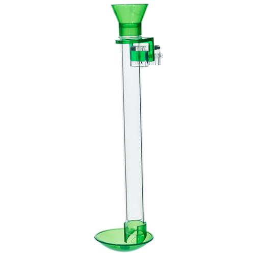 Aquarium-Fütterungsrohrset, 16 Zoll Acrylfisch-Fütterungsrohr mit Schüsselschale, einfache Clip-Wand-montierte Fischfutterset Betta und Garnelen. von SWEETBIUTI
