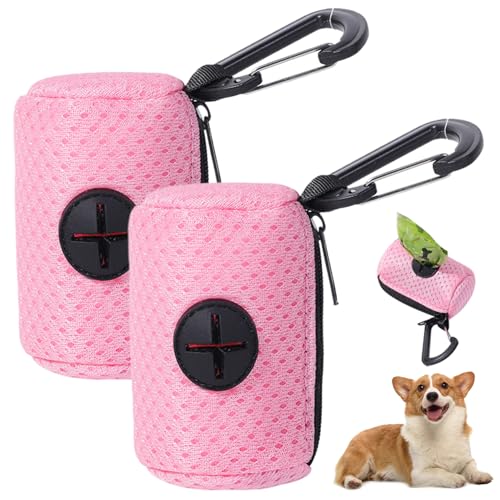 Hund Poop Bag Halter Mesh Reißverschluss Hundekot -Beutel Spender mit Schnalle atmungsaktives waschbares Hund Poop -Beutel Halter tragbar für die Leine Zettbeutel, keine Poop -Tasche 2pcs 2,8x2in Hund Poop Bag Halter Mesh Reißverschluss Hundekot -Beutel Spender mit Schnalle atmungsaktives waschbares Hund Poop -Beutel Halter tragbar für die Leine Zettbeutel, keine Poop -Tasche 2pcs 2,8x2in von SWEETBIUTI