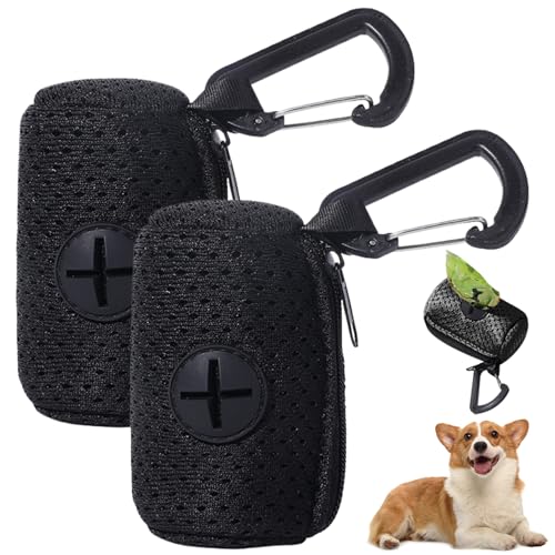 Hund Poop Baghalter Mesh Mesh Reißverschluss Hundekot -Beutel Spender mit Schnalle Atmungsfreies Waschkotkacke -Beutel Halter tragbar für die Leine Zettbeutel, kein Poop -Beutel schwarz 2pcs 2,8x2in Hund Poop Baghalter Mesh Mesh Reißverschluss Hundekot -Beutel Spender mit Schnalle Atmungsfreies Waschkotkacke -Beutel Halter tragbar für die Leine Zettbeutel, kein Poop -Beutel schwarz 2pcs 2,8x2in von SWEETBIUTI