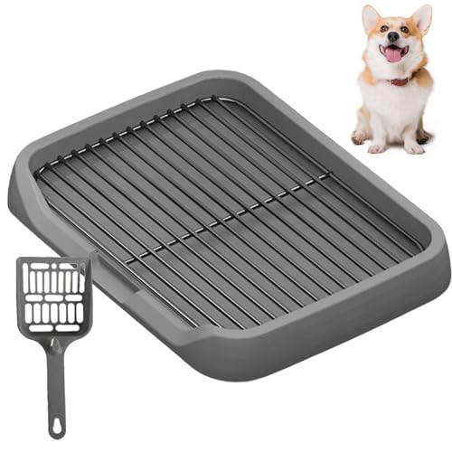 Hundeköpfchenschale, 18x3x2 Zoll Dual -Layer -Gitterhund -Pee -Pads wiederverwendbarer Waschpee -Pissen Plastik und Metalltoilette Innenwaschbar, wiederverwendbarer Welpe, für Hunde Hundeköpfchenschale, 18x3x2 Zoll Dual -Layer -Gitterhund -Pee -Pads wiederverwendbarer Waschpee -Pissen Plastik und Metalltoilette Innenwaschbar, wiederverwendbarer Welpe, für Hunde von SWEETBIUTI