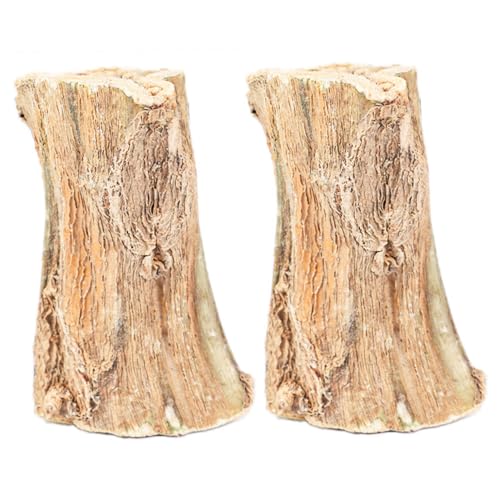 Kaninchenkau -Spielzeug 2pcs natürliches sicheres Holz Kaninchenspielzeug, lustige Kau -Hasenspielzeug, natürlicher Papaya -Kaustangen Hasenzähne -Spielzeug für Kaninchen, Chinchilla, Meerschweinche von SWEETBIUTI