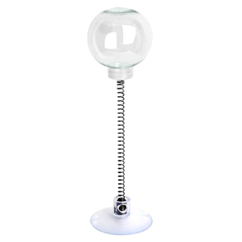 SWEETBIUTI Cat Treat -Spender Spielzeug, Punch Ball Cat -Behandlungsspender, 3x12 Zoll klares interaktives Spielzeug mit Flexibler Feder- und Saugbasis für Haustiere in Innenräumen SWEETBIUTI Cat Treat -Spender Spielzeug, Punch Ball Cat -Behandlungsspender, 3x12 Zoll klares interaktives Spielzeug mit Flexibler Feder- und Saugbasis für Haustiere in Innenräumen von SWEETBIUTI