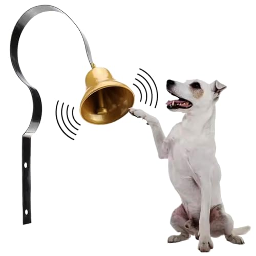 SWEETBIUTI Glocken für Hundetraining, um nach draußen zu gehen, antike wandmontierte Metallhundglocke, Multi-Use-Hundetürglocke für Ladenstürtürknauf, Töpfchen-Training, gehen nach draußen von SWEETBIUTI
