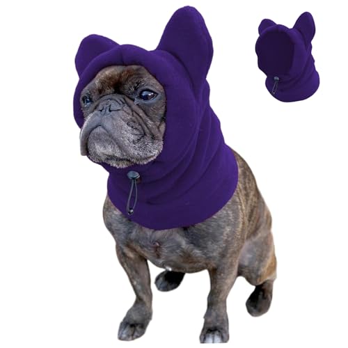 SWEETBIUTI Hundehüte, Winter Fleece Hundeohrmuffs mit verstellbarem Kordel, winddichtem KopfbedeckungshuTheyie Weiche Kopfwick von SWEETBIUTI