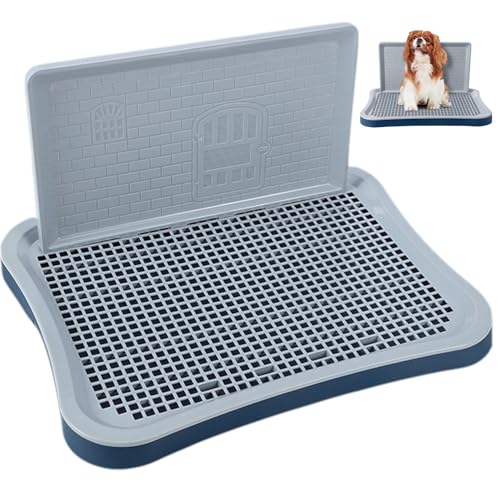 SWEETBIUTI Hundeköpfchen, abnehmbares Mesh Hundedrüsenschachtel mit Wandsäule, Nicht rutsches tragbares Innenhund-Töpfchen-Trainingspiegelpolsterhalter für kleine und mittlere Hunde SWEETBIUTI Hundeköpfchen, abnehmbares Mesh Hundedrüsenschachtel mit Wandsäule, Nicht rutsches tragbares Innenhund-Töpfchen-Trainingspiegelpolsterhalter für kleine und mittlere Hunde von SWEETBIUTI