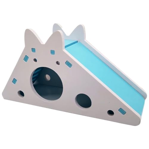SWEETBIUTI Meerschweinchen -Versteck, PVC -Hamster -Versteckspielzeug mit Leiter, Schlafnest und Rutsche, Hamster- und Meerschweinchenspielzeug für Schweine, Hasen, Kaninchen, Chinchillas, etc. von SWEETBIUTI