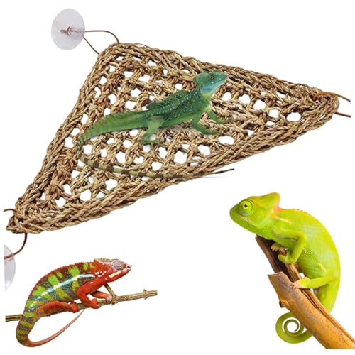 SWEETBIUTI Reptilienhängematte, Seegrasseil bärtiger Drachen Hängematte mit starken Saugnapfbechern Gecko Hängematte Echse Hängematte für das Klettern von Reptilien Eidechsen Gecko Schlangen SWEETBIUTI Reptilienhängematte, Seegrasseil bärtiger Drachen Hängematte mit starken Saugnapfbechern Gecko Hängematte Echse Hängematte für das Klettern von Reptilien Eidechsen Gecko Schlangen von SWEETBIUTI