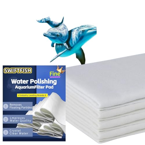 SWIFTFISH Aquarium-Polierfilter-Pads, Aquarium-Filterleitung, Filterleitung für Aquarium-Filter (100 Mikron) (30 x 119 x 1 Stück) von SWIFTFISH