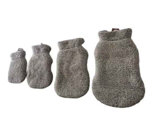 SWIFTSUPPLIES Graue Hundejacke - Weicher, Warmer und Stilvoller Wintermantel für kleine bis große Hunde - erhältlich in XS/S/M/L (Größe M) von SWIFTSUPPLIES
