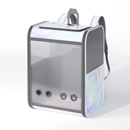 SWIHELP Katzenrucksack Pet Carrier Rucksack für kleine Katzen und Hunde, Hundetragerucksack mit innerer Sicherheitsleine Kann für Reisen verwendet Werden von SWIHELP