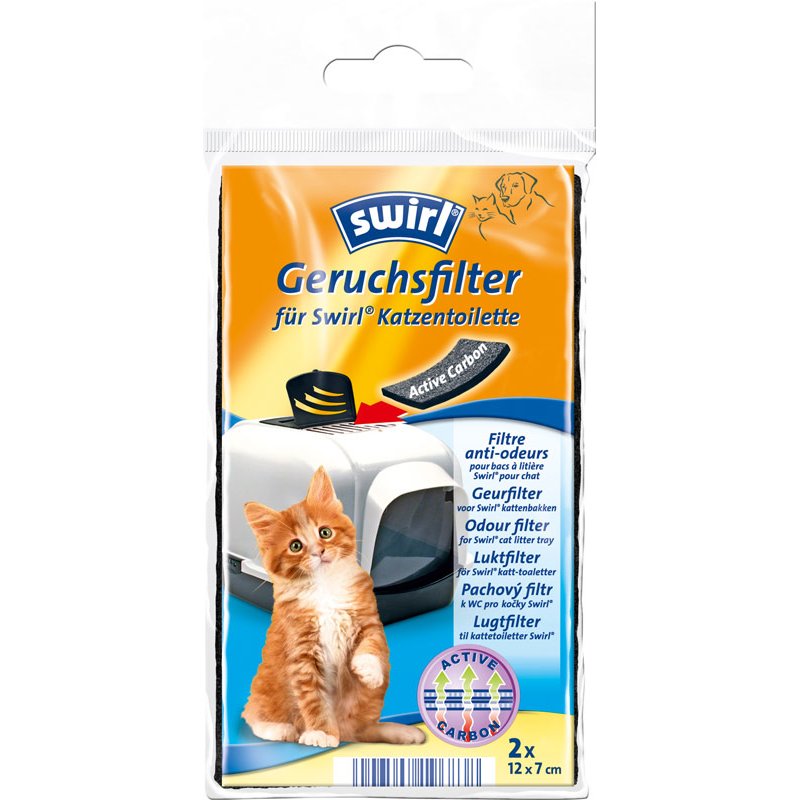 SWIRL Geruchsfilter - für Swirl Katzentoiletten - 2 Stück von SWIRL