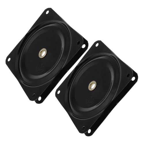 SWOOMEY 2St Möbeldrehteller lc-Koppler Kabel Koppler Klebeband Streifen Klebeband Handtür-Klebeband Schutz Rückspiegel Drehstuhl Drehscheibe drehbarer Sockel kaltgewalzter Stahl Black SWOOMEY 2St Möbeldrehteller lc-Koppler Kabel Koppler Klebeband Streifen Klebeband Handtür-Klebeband Schutz Rückspiegel Drehstuhl Drehscheibe drehbarer Sockel kaltgewalzter Stahl Black von SWOOMEY