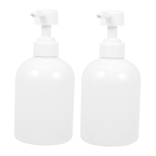 SWOOMEY 2st Lotionsflasche Leere Duschflasche Wiederbefüllbare Shampooflaschen Shampooflasche Aus Kunststoff Conditioner-Spender Weiß Hohe Kapazität Das Haustier Handwaschflüssigkeit von SWOOMEY