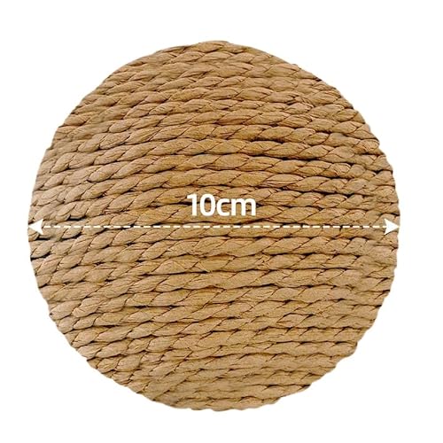 10CM Interaktiver Sisal Katzen Kratzball Tier-Herzen 2er-Pack (Grun +Braun) von SWZEC