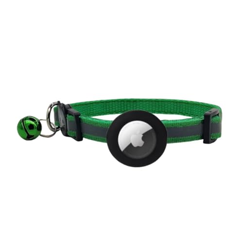 Croc-Cat Katzenhalsband Kompatibel mit Apple AirTag, Anti-Erstickungs-Karabiner Mit Sicherheitsverschluss, Glocke & Leuchtstreifen, Halsband einzeln verkauft : GPS Air Tag Nicht enthalten Croc-Cat Katzenhalsband Kompatibel mit Apple AirTag, Anti-Erstickungs-Karabiner Mit Sicherheitsverschluss, Glocke & Leuchtstreifen, Halsband einzeln verkauft : GPS Air Tag Nicht enthalten von SWZEC