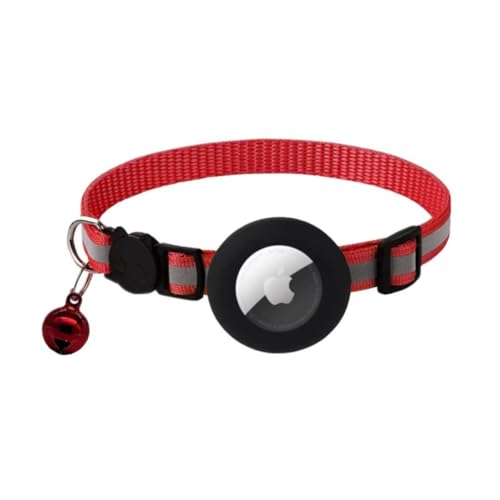 Croc-Cat Katzenhalsband Kompatibel mit Apple AirTag, Anti-Erstickungs-Karabiner Mit Sicherheitsverschluss, Glocke & Leuchtstreifen, Halsband einzeln verkauft : GPS Air Tag Nicht enthalten Croc-Cat Katzenhalsband Kompatibel mit Apple AirTag, Anti-Erstickungs-Karabiner Mit Sicherheitsverschluss, Glocke & Leuchtstreifen, Halsband einzeln verkauft : GPS Air Tag Nicht enthalten von SWZEC