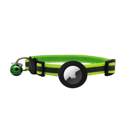 Croc-Cat Katzenhalsband Kompatibel mit Apple AirTag, Anti-Erstickungs-Karabiner Mit Sicherheitsverschluss, Glocke & Leuchtstreifen, Halsband einzeln verkauft : GPS Air Tag Nicht enthalten Croc-Cat Katzenhalsband Kompatibel mit Apple AirTag, Anti-Erstickungs-Karabiner Mit Sicherheitsverschluss, Glocke & Leuchtstreifen, Halsband einzeln verkauft : GPS Air Tag Nicht enthalten von SWZEC