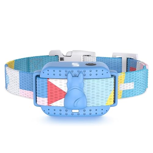 Emmalove™ Tierfreundliches Halsband 2.0 Sanfte & Effektive Erziehung Blau von SWZEC
