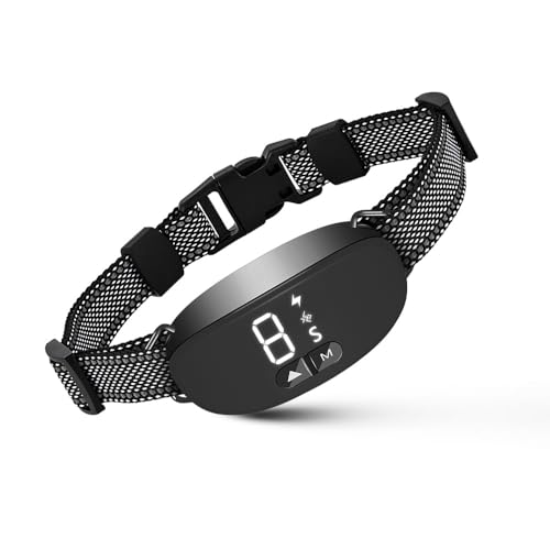 Emmalove™ Tierfreundliches Halsband 3.0 Sanfte & Effektive Erziehung Schwarz von SWZEC