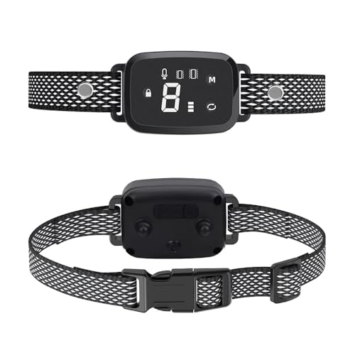 HUNDESCHATZ™ Halsband Tierfreundliches 2.0 Halsband Sanfte & Effektive Erziehung (Schwarz) von SWZEC