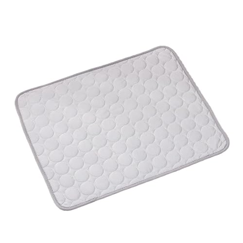 House of bachwaa Pet Cooling Mat Cool Pad Cushion Dog Cat Puppy Blanket for Summer Sleeping Bed Dog Cooling Bed Pet Cooling Mat Grau XL von SWZEC