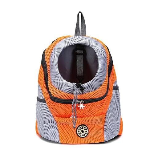 SWZEC Emmalove - Hunde-Rucksack (0-5 Kg (30x34x16cm),Orange) von SWZEC