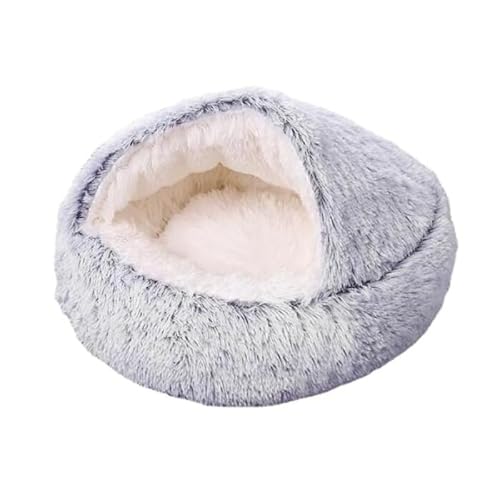 SWZEC HABOZ GoHöhle - Ergonomische Hundehöhle für gelenkschonende Schläfchen (60cm,Grau1) von SWZEC
