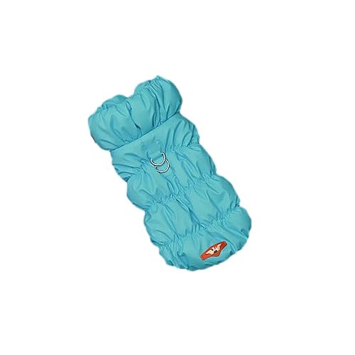 SWZEC HS.Supply Hundejacke Gefütterte Hundejacke Mit Leinenhaken (XL,Himmelblau) von SWZEC