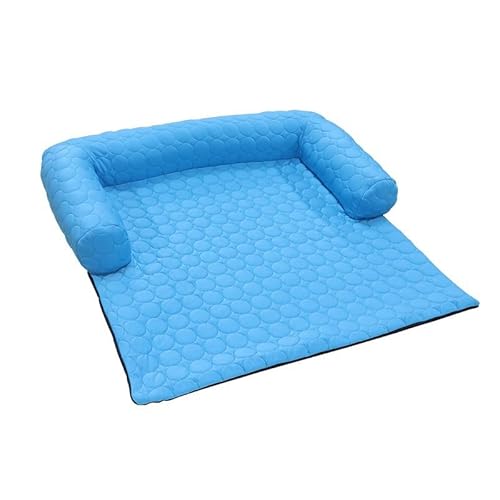 SWZEC Pelsbarn kühlendes Sofabett(98X90CM,Blau) von SWZEC