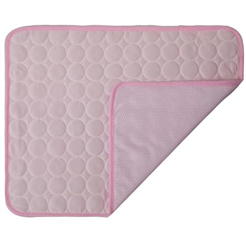 SWZEC PfotenFrost Haustier-Kühlkissen (62 * 50-M,Rosa) von SWZEC