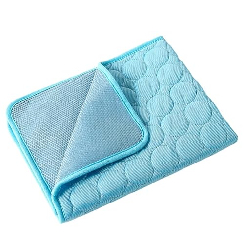 SWZEC Puppery Premium Kühlmatte Für Hunde (XXL-150X100,Blau) von SWZEC