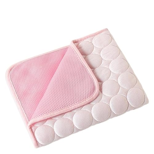 SWZEC Puppery Premium Kühlmatte Für Hunde (XXL-150X100,Rosa) von SWZEC