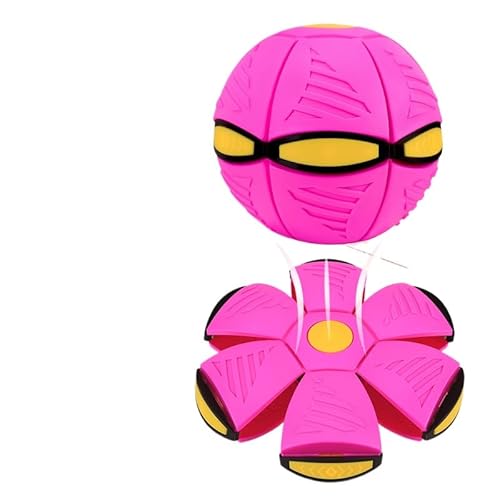 SWZEC Tier-Herzen FluffFlieger– Fliegender Ball Hundespielzeug Rot von SWZEC