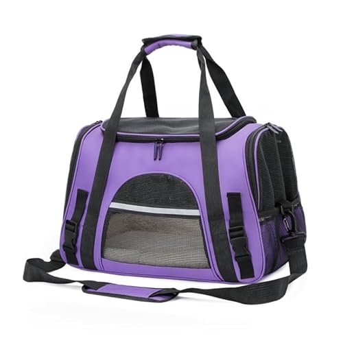 SWZEC Wahre Katzenliebe™ robuste Transporttasche für Katzen (normal,Lila) von SWZEC