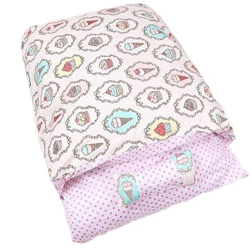 SWZEC Wahre Katzenliebe Orthopädischer Katzenschlafsack (L,Rosa) von SWZEC