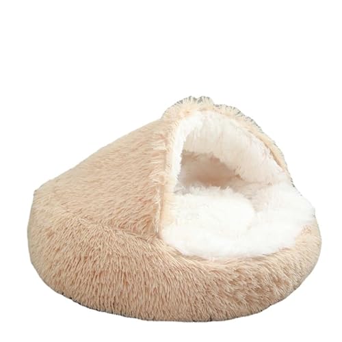 SWZEC dr Pfoten kuschelhöhle das traumbett für ultimativen Komfort (40cm,Beige) von SWZEC