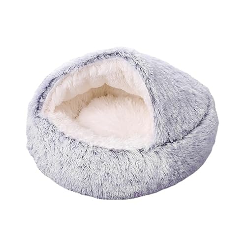 SWZEC dr Pfoten kuschelhöhle das traumbett für ultimativen Komfort (40cm,Grau1) von SWZEC