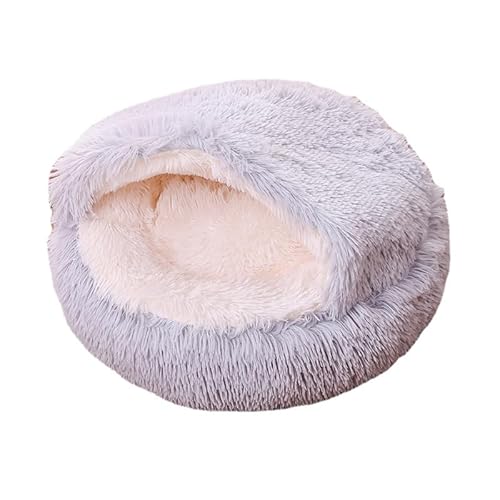 SWZEC dr Pfoten kuschelhöhle das traumbett für ultimativen Komfort (65cm,Grau) von SWZEC