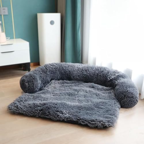 SWZEC hundeliebling Cozy Protect beruhigender Sofa- und möbelschutz (L 130x105cm,Dunkelgrau) von SWZEC