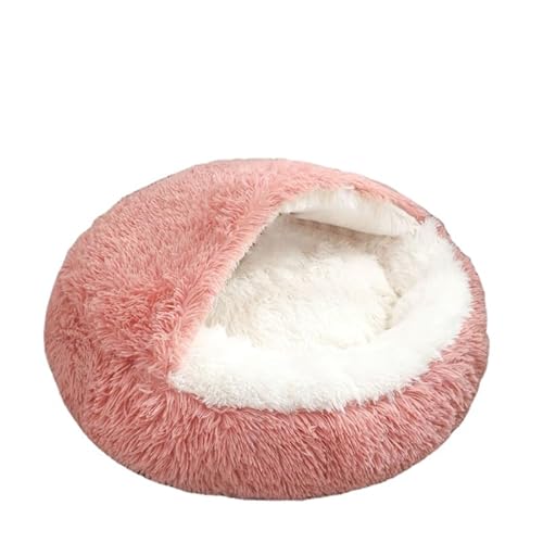 SWZEC wahre katzenliebe Kuschelig Flauschige Katzenhöhle 'Traumwolke' (40cm,Pink1) von SWZEC