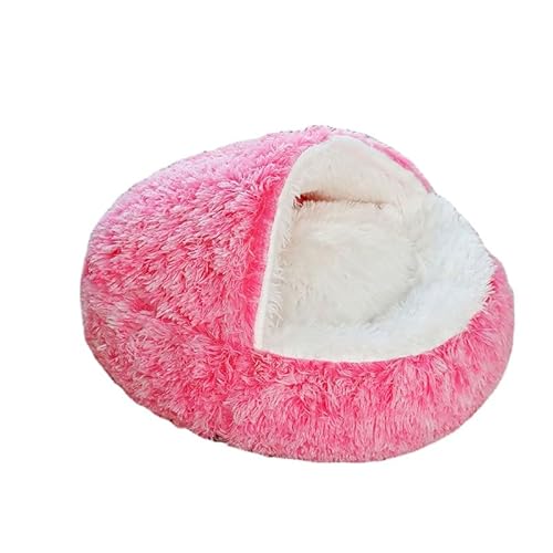 SWZEC wahre katzenliebe Kuschelig Flauschige Katzenhöhle 'Traumwolke' (50cm,Pink2) von SWZEC