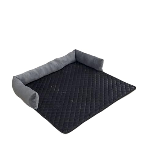 Schlauwiewau CozyCouch© Hundebett Emmalove.hundeliebling CozyProtect® Beruhigender Sofa- und Möbelschutz (75 * 75cm,Schwarz) von SWZEC