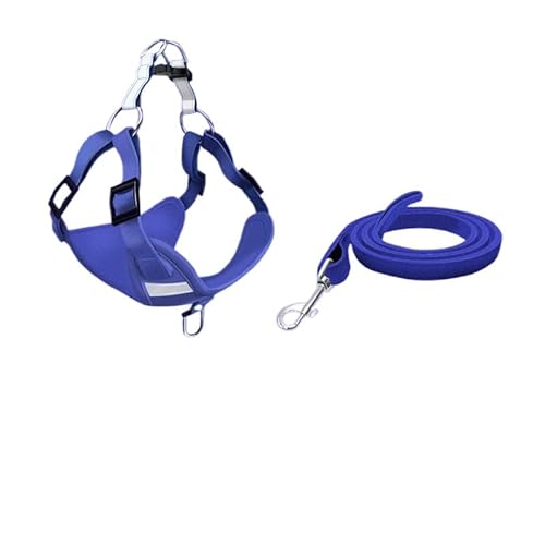 Tierbedarf-Plus Verstellbares Hundegeschirr Mit Leine – Bequeme Spaziergänge Blau Tierbedarf-Plus Verstellbares Hundegeschirr Mit Leine – Bequeme Spaziergänge Blau von SWZEC